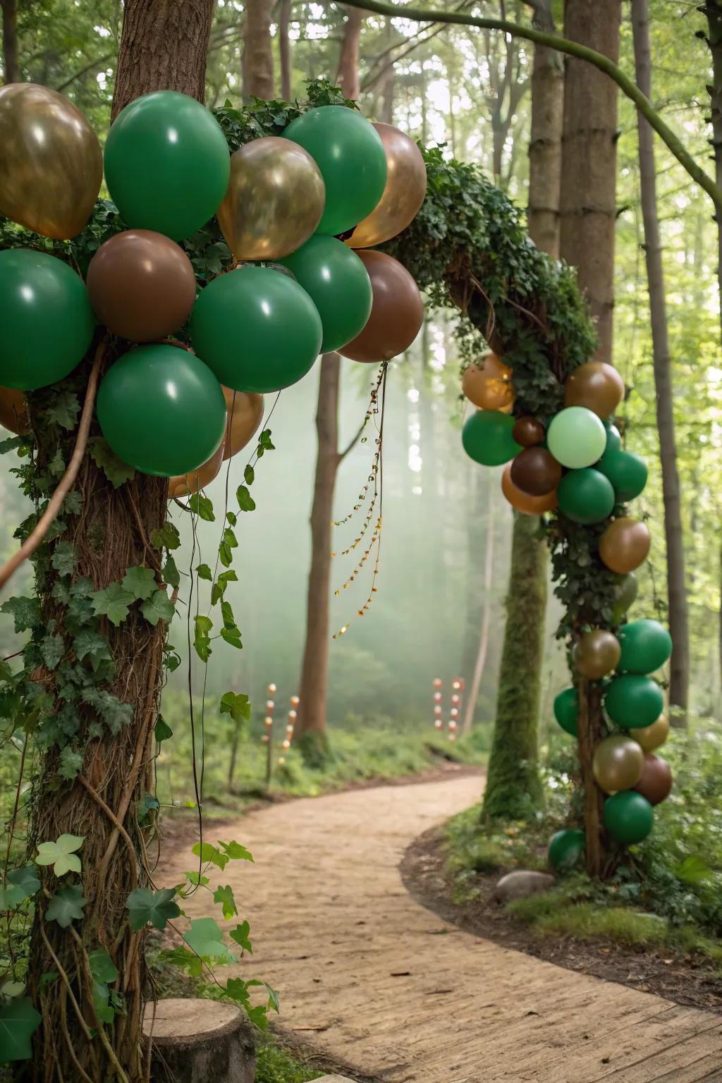 A fairytale forest theme offers a whimsical escape.