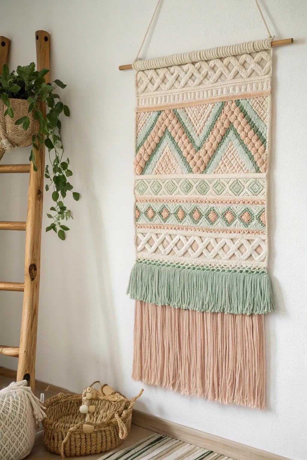 Embrace the art of tapestry weaving and add a touch of warmth and texture to your home.