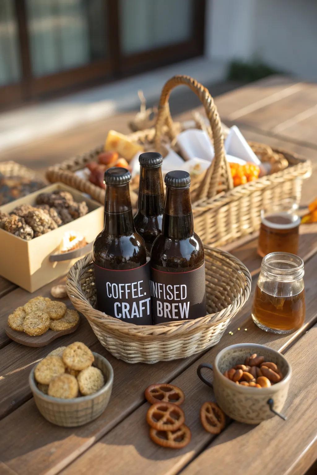 Start the day with a Morning Brew Surprise: a perfect blend of coffee-infused beers and breakfast delights!