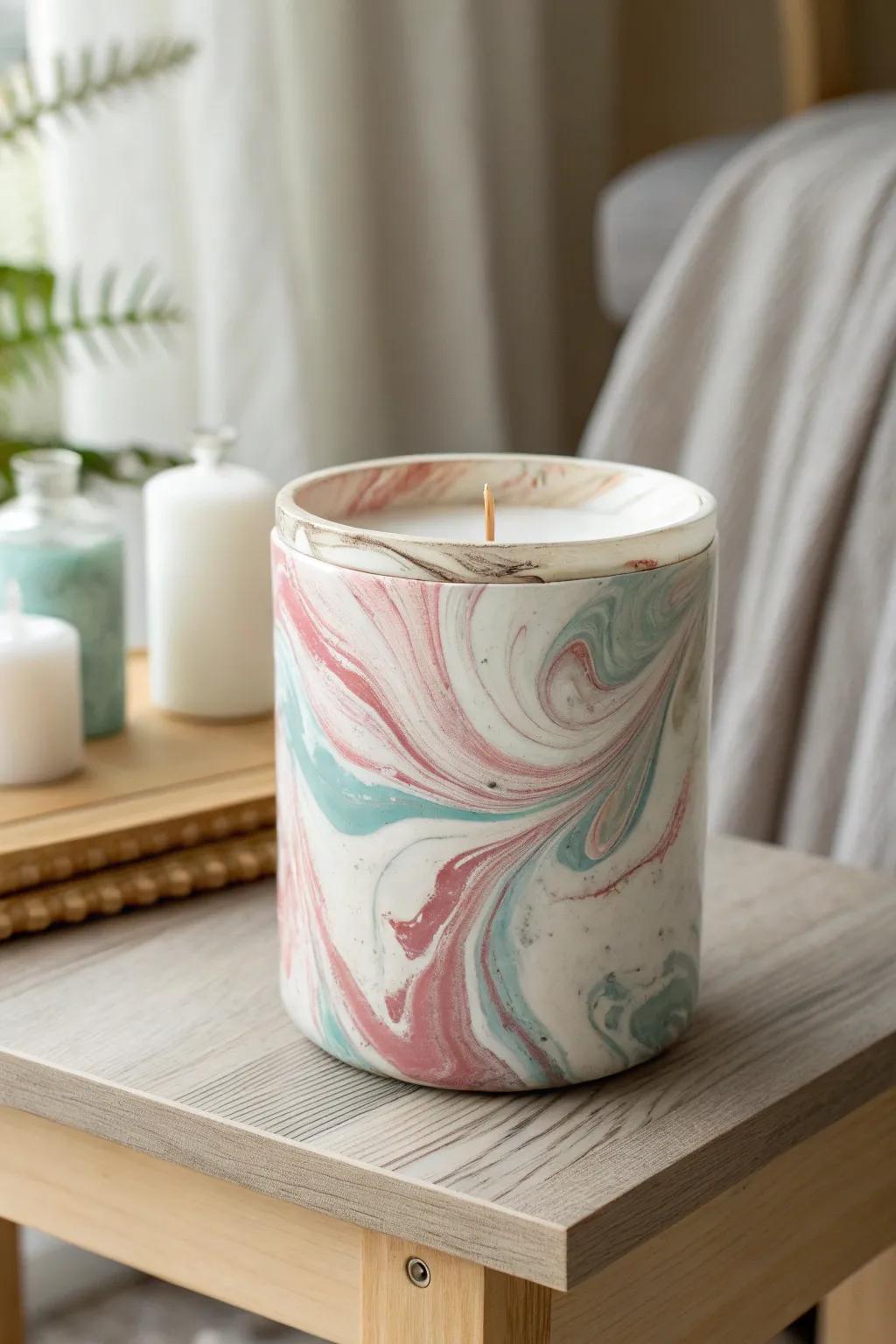 Elevate your decor with the enchanting allure of marble magic.