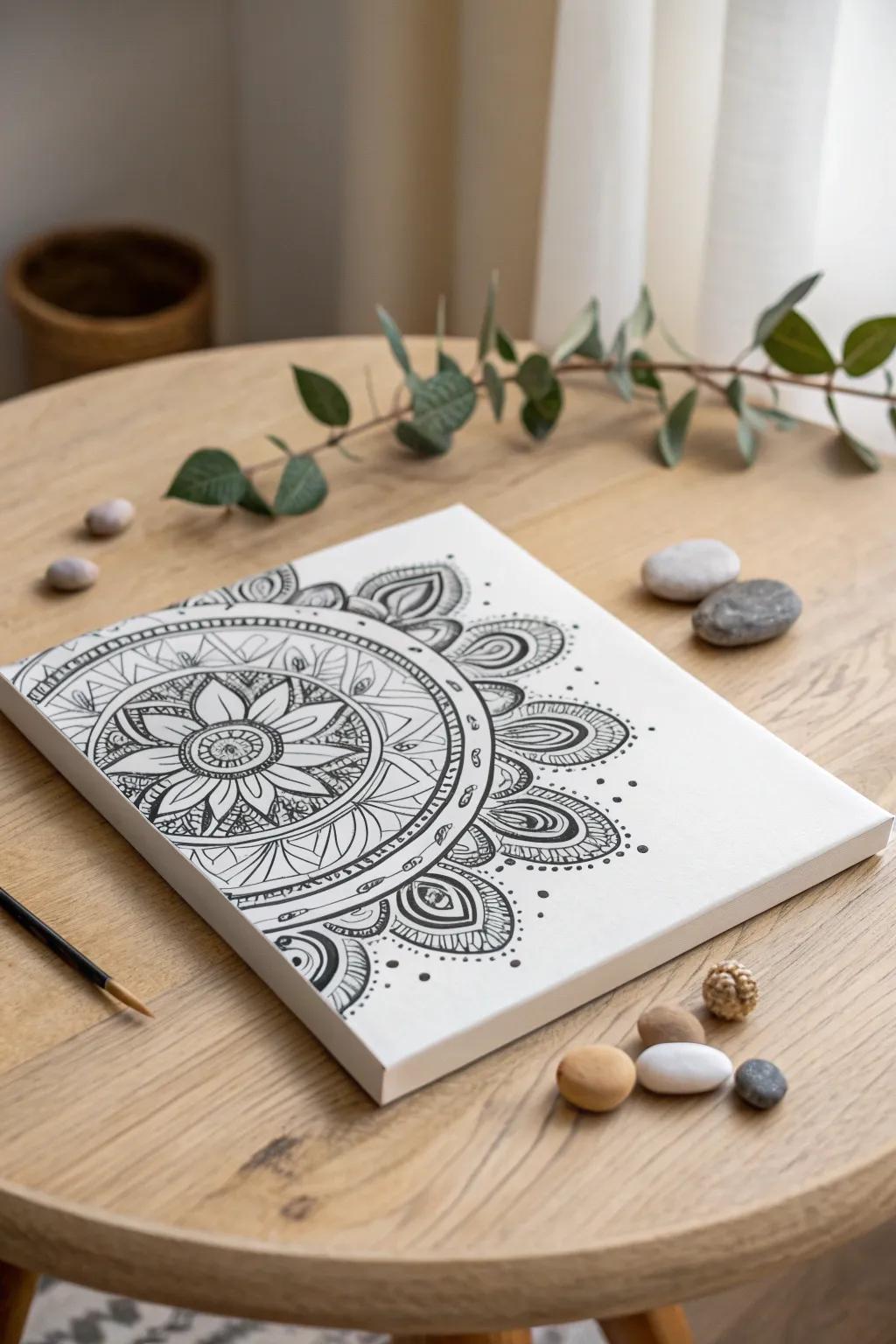 Unwind and express with Zen doodles – where art meets mindfulness.