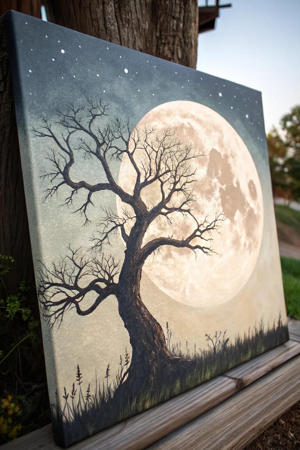 Embrace the mystery of an enchanted forest this Halloween with minimalist elegance.