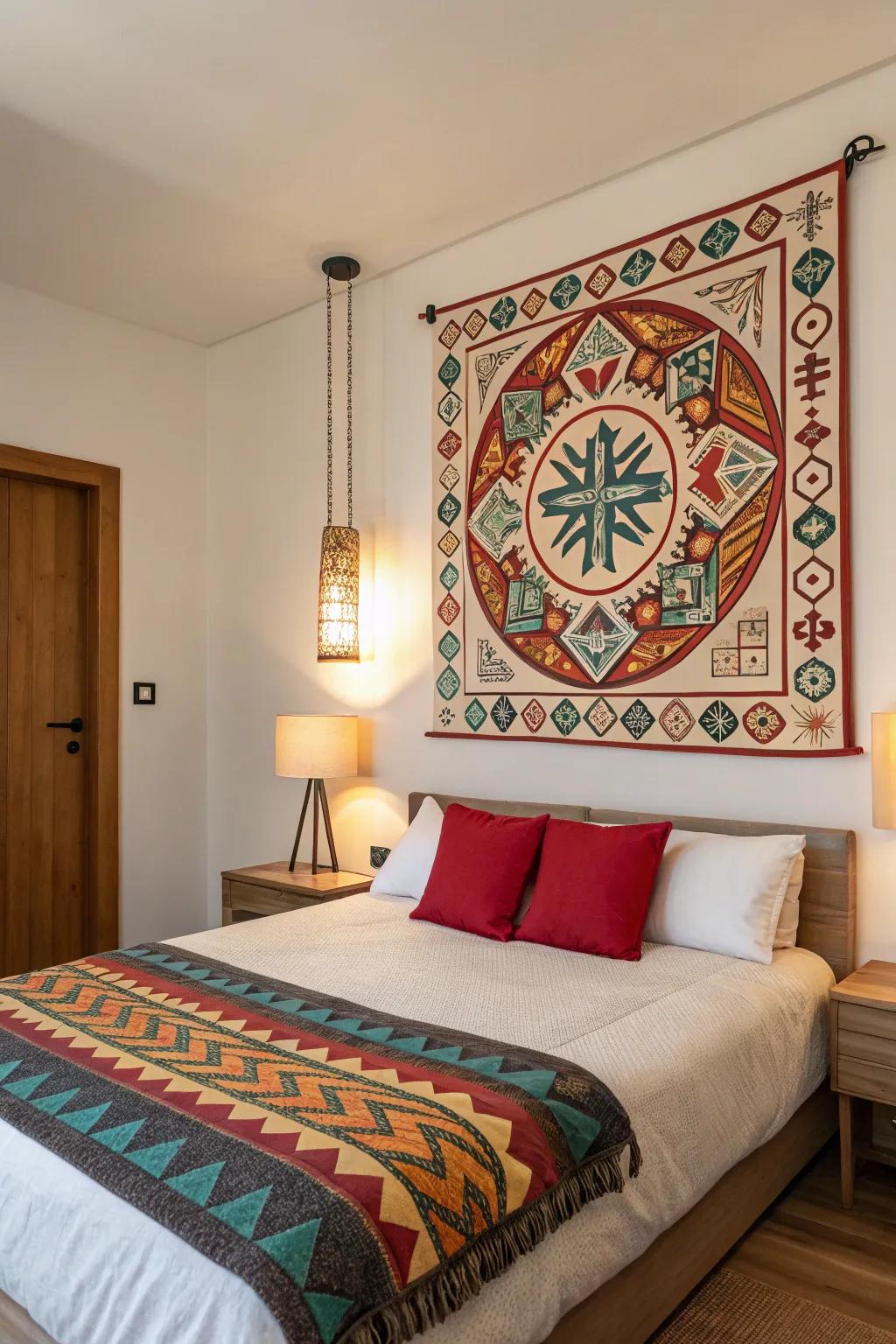 Celebrate diversity with culturally inspired canvas art.