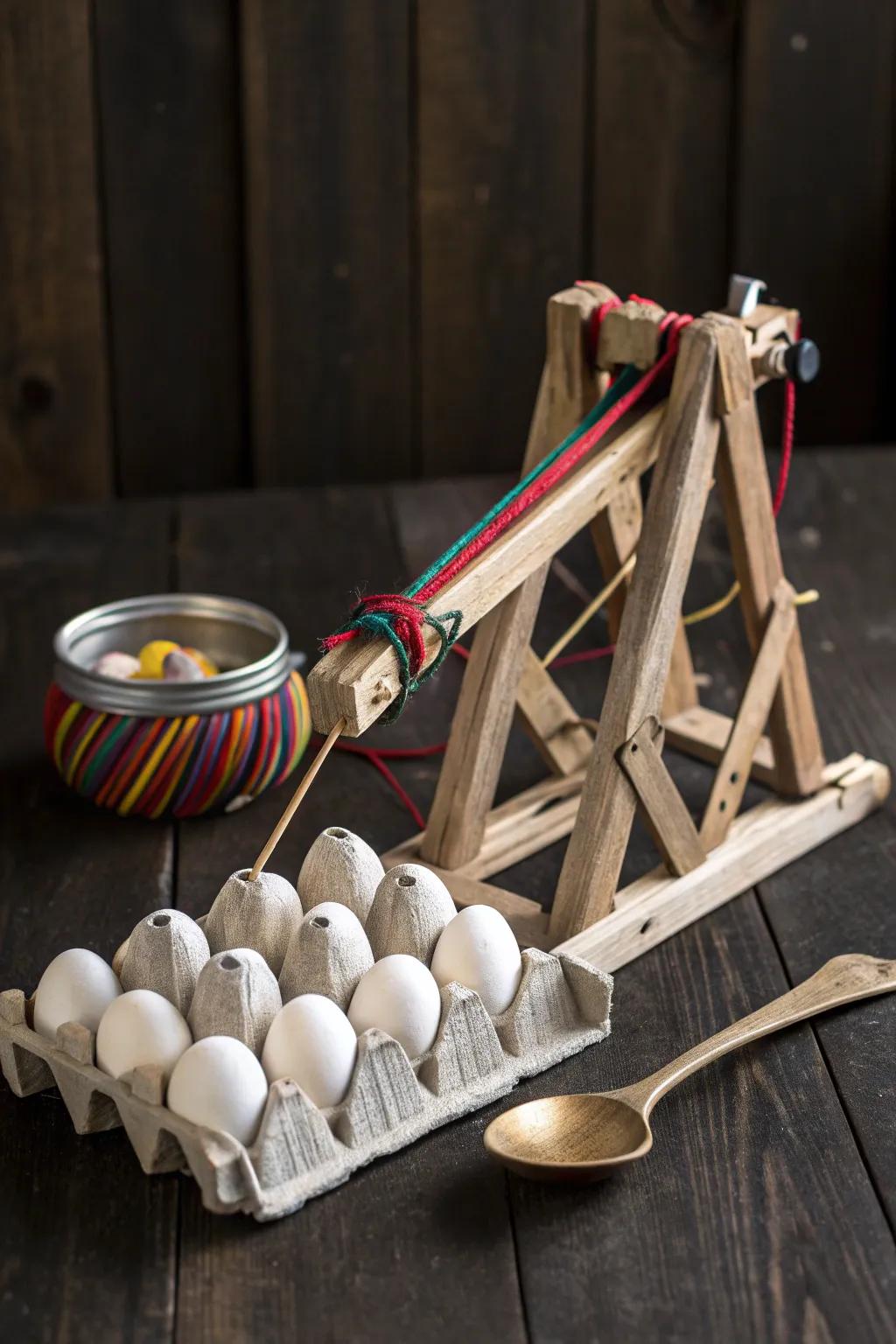 Unleash creativity with this upcycled egg carton catapult—where fun meets innovation!