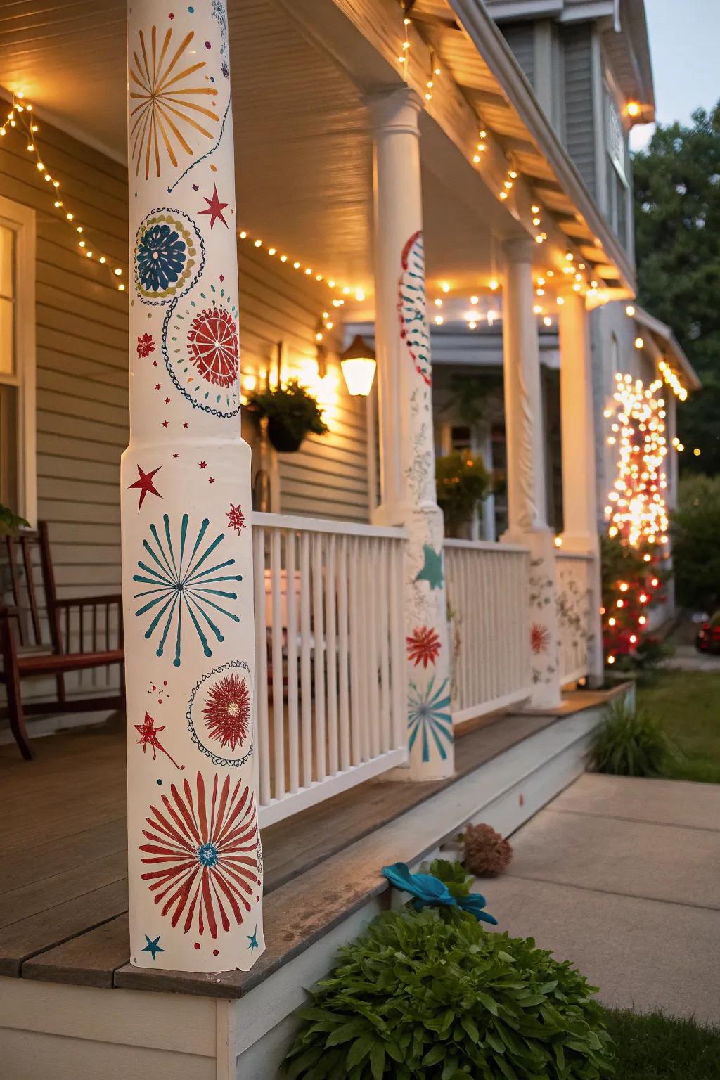 Firecracker designs bring festive excitement to your home.