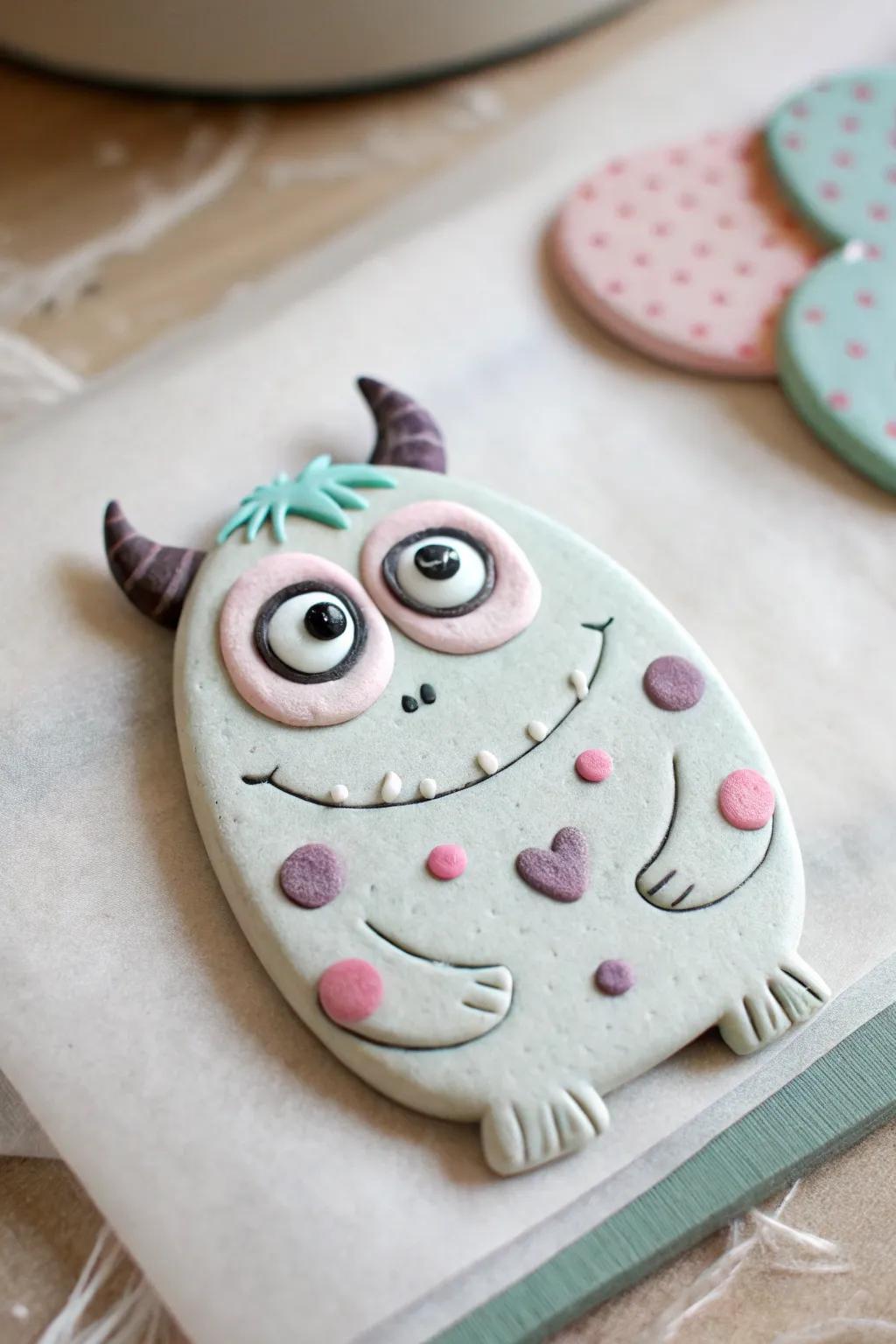 Unleash your creativity with charming clay monster magnets that delight with playful personalities.