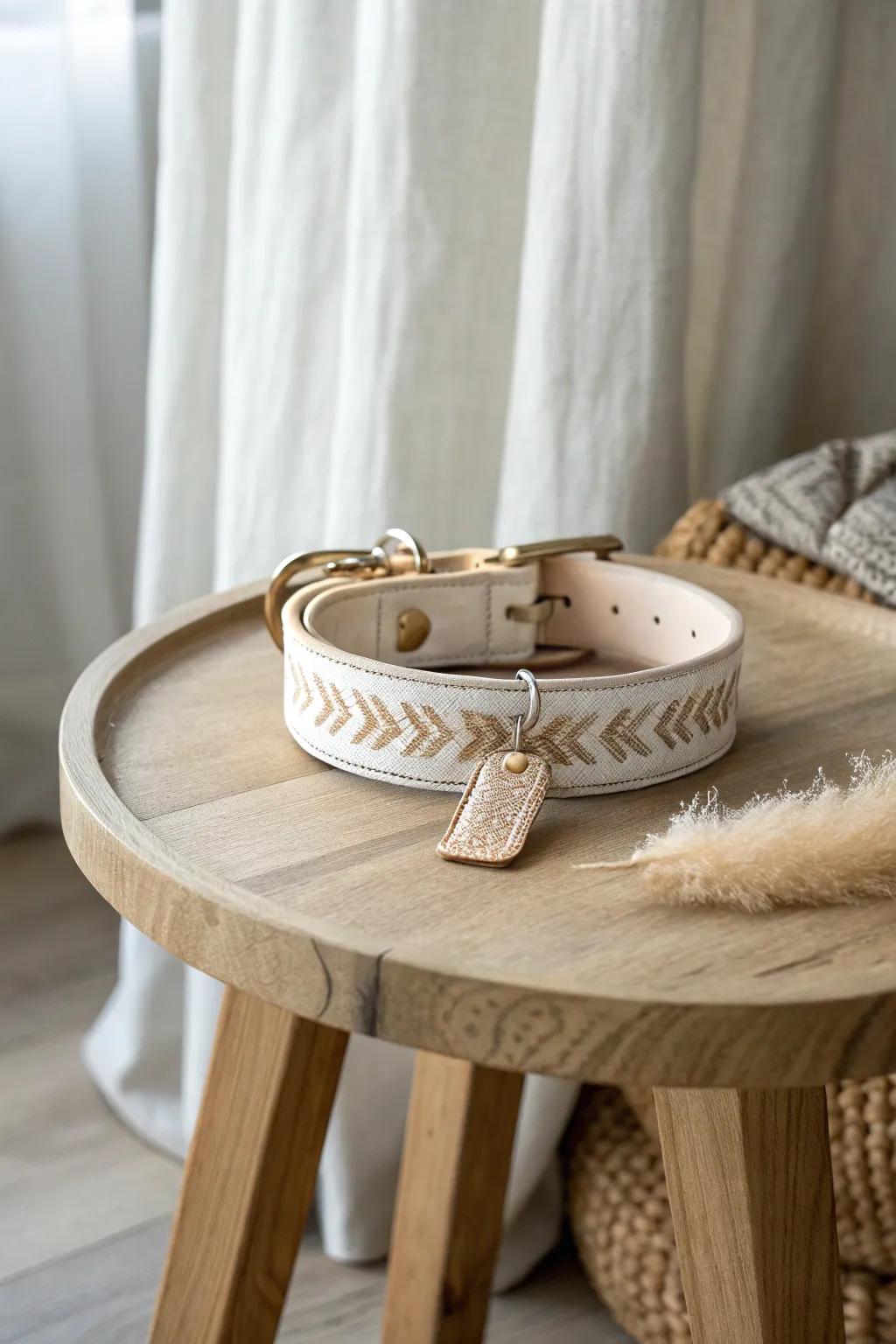 Elevate your pet's style with handcrafted elegance. Discover the perfect blend of simplicity and charm.