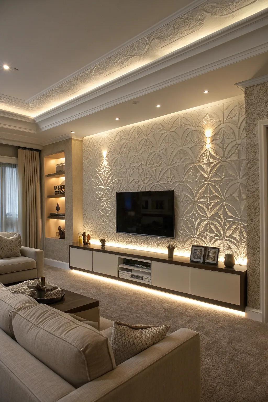 Illuminate your space with stylish drywall lighting that highlights architectural beauty.