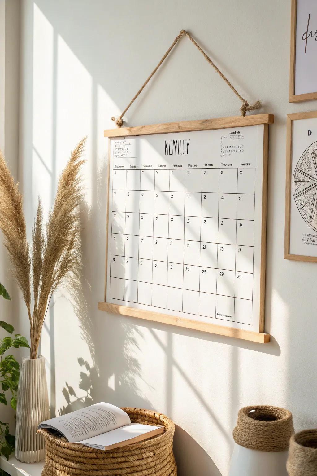 Revamp your planning with minimalist elegance! Discover grid layouts that blend functionality with Scandinavian charm. 🌿🗓️ #InteriorInspiration #ScandiBoho