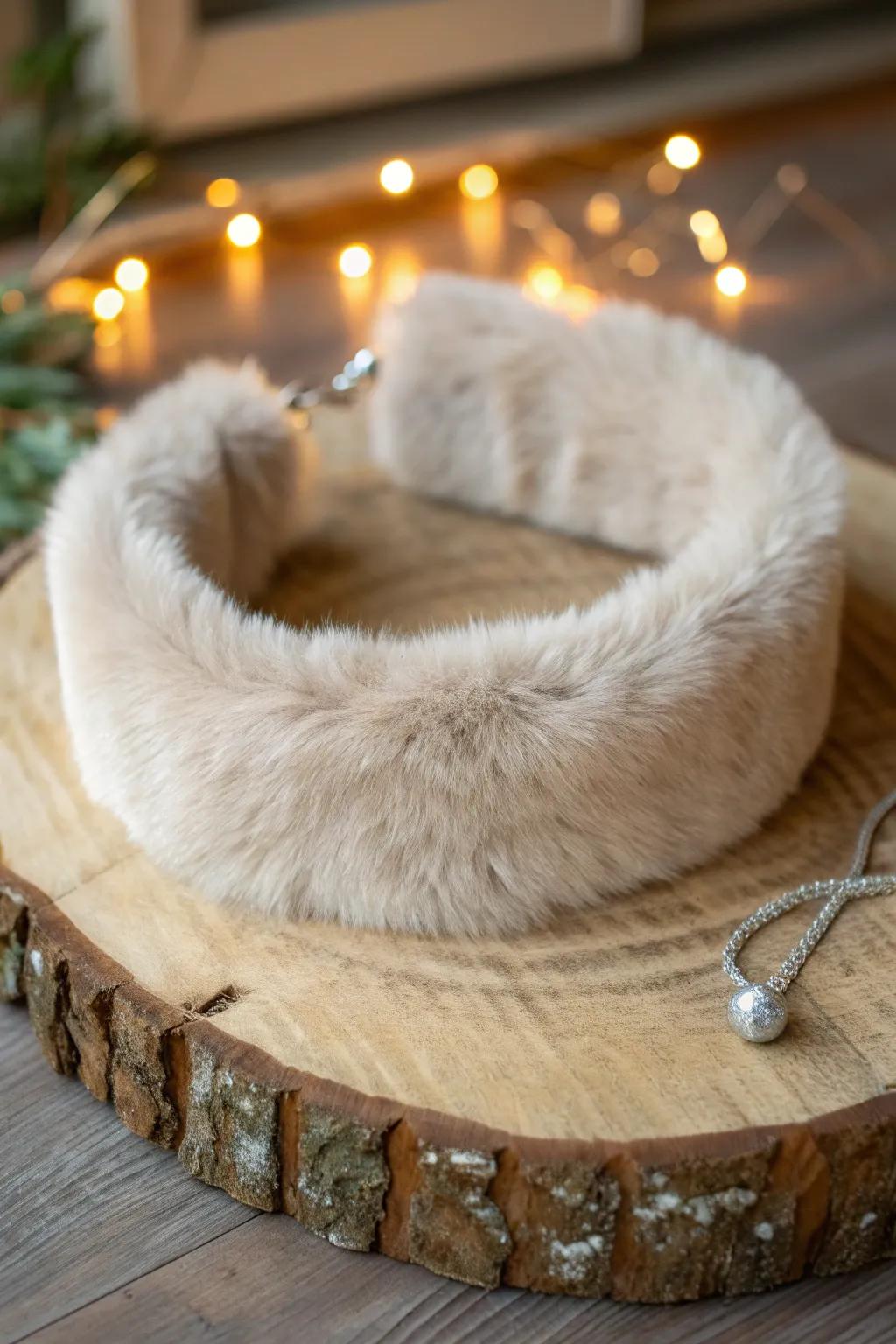 Elevate your winter style with a touch of faux fur elegance. Cozy, chic, and beautifully crafted.