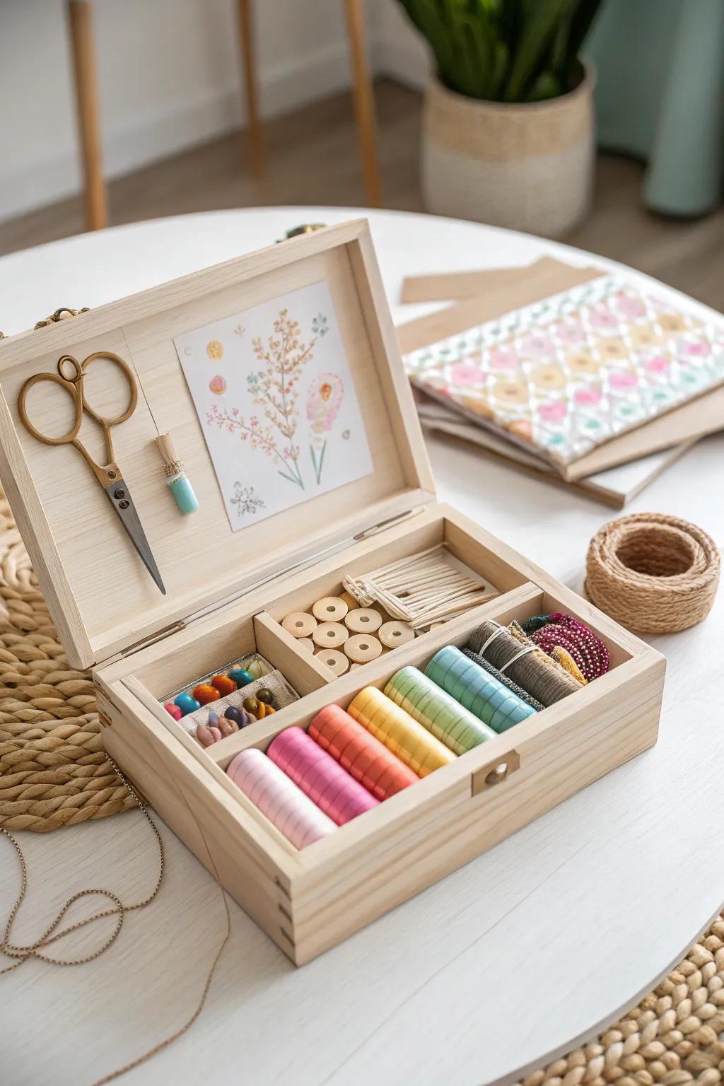 Unleash your creativity with this beautifully curated DIY craft kit box, perfect for the artistic soul.