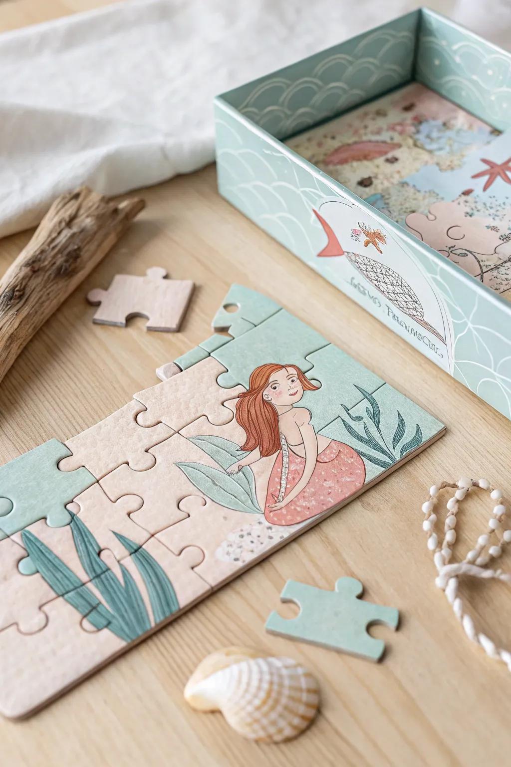 Dive into creativity with our enchanting Mermaid Puzzle Packs — a perfect blend of simplicity and oceanic charm!