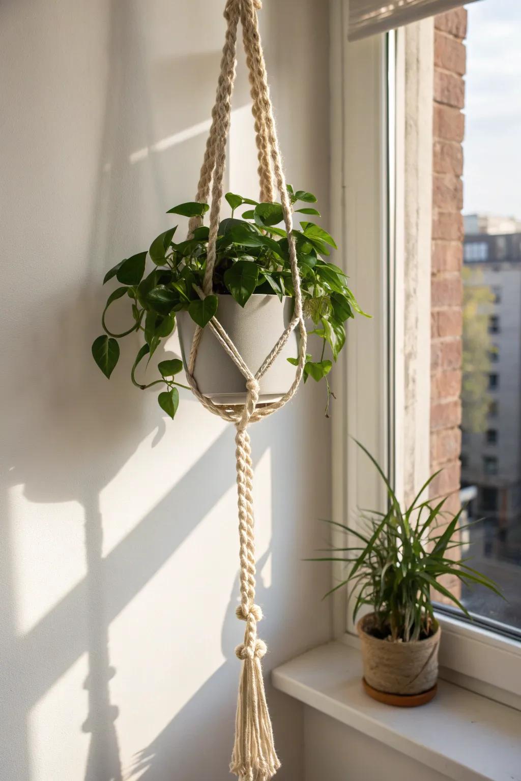 Elevate your space with a touch of greenery and nautical charm.