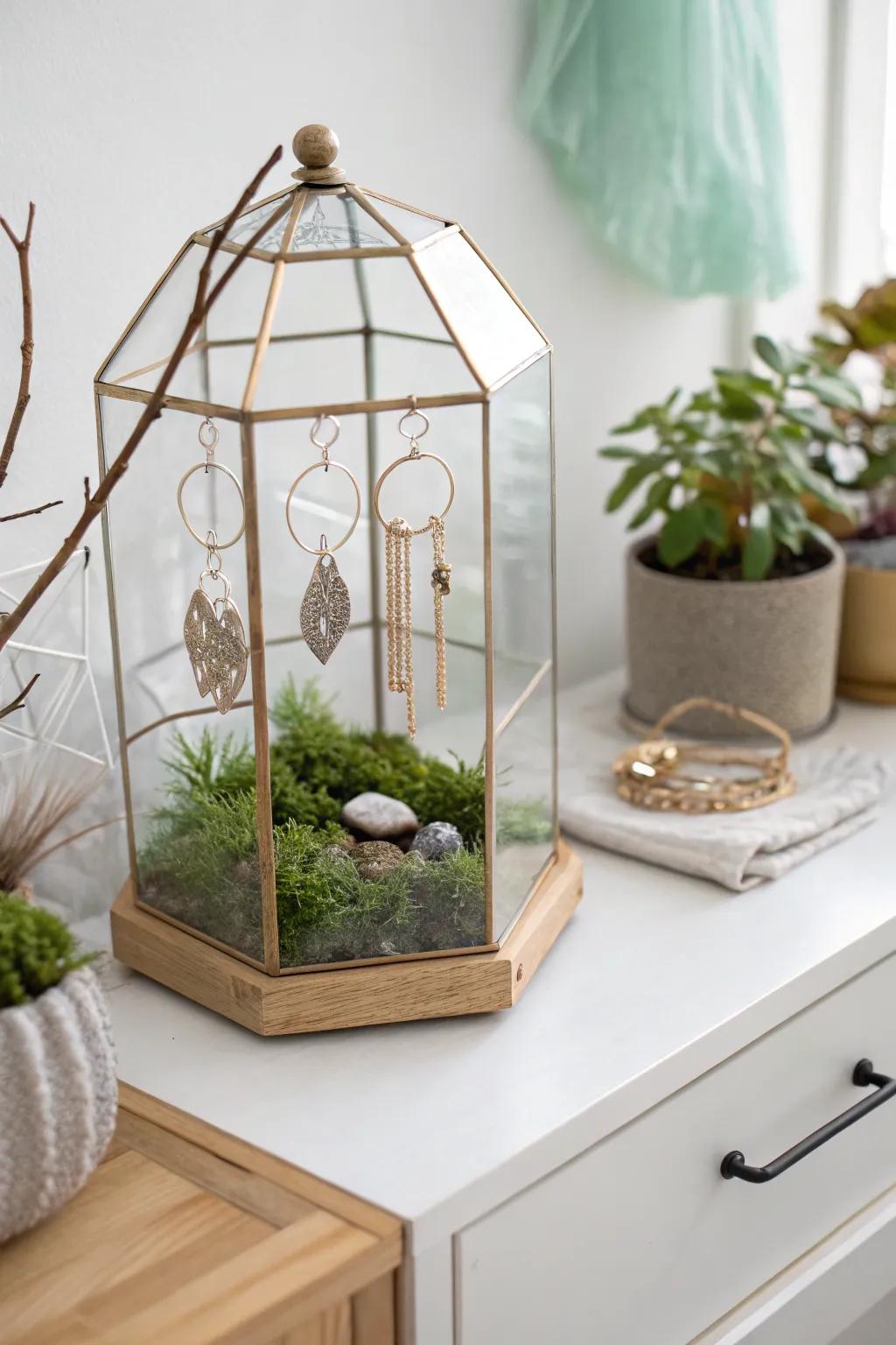 Elevate your earring display with a touch of minimalist elegance.
