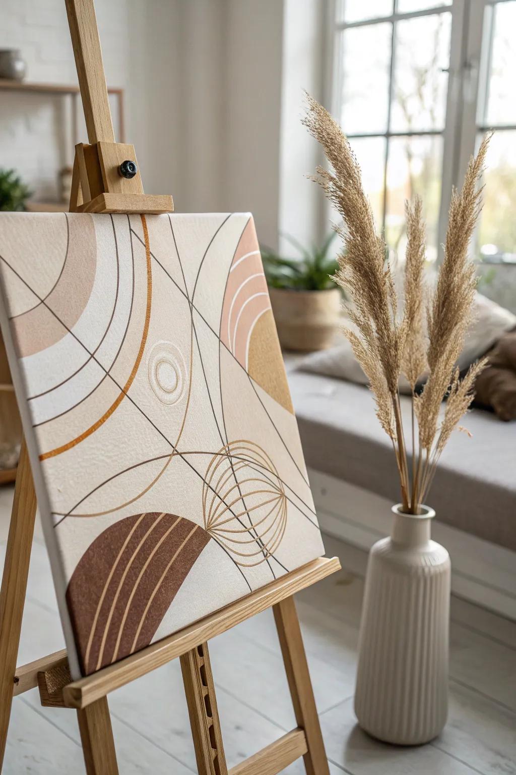 Embrace the beauty of simplicity with minimalist lines and shapes. Perfect for adding a modern touch to any space.