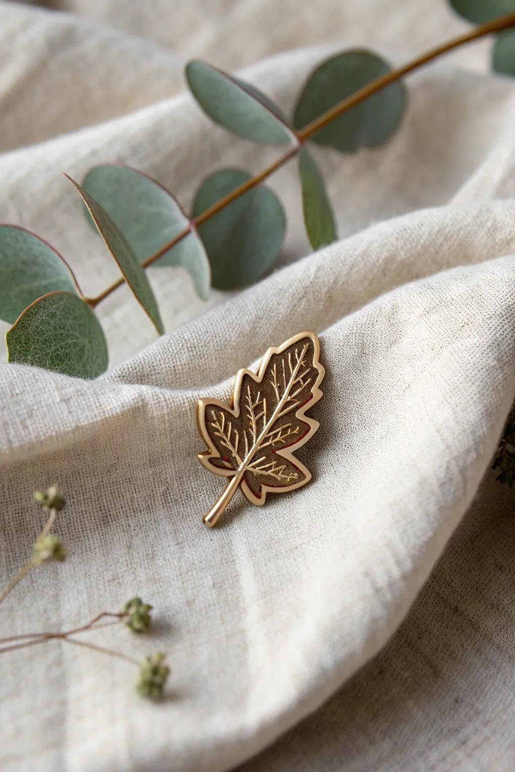 Embrace sustainability with this exquisite eco-friendly enamel pin, where craftsmanship meets conscious choices.