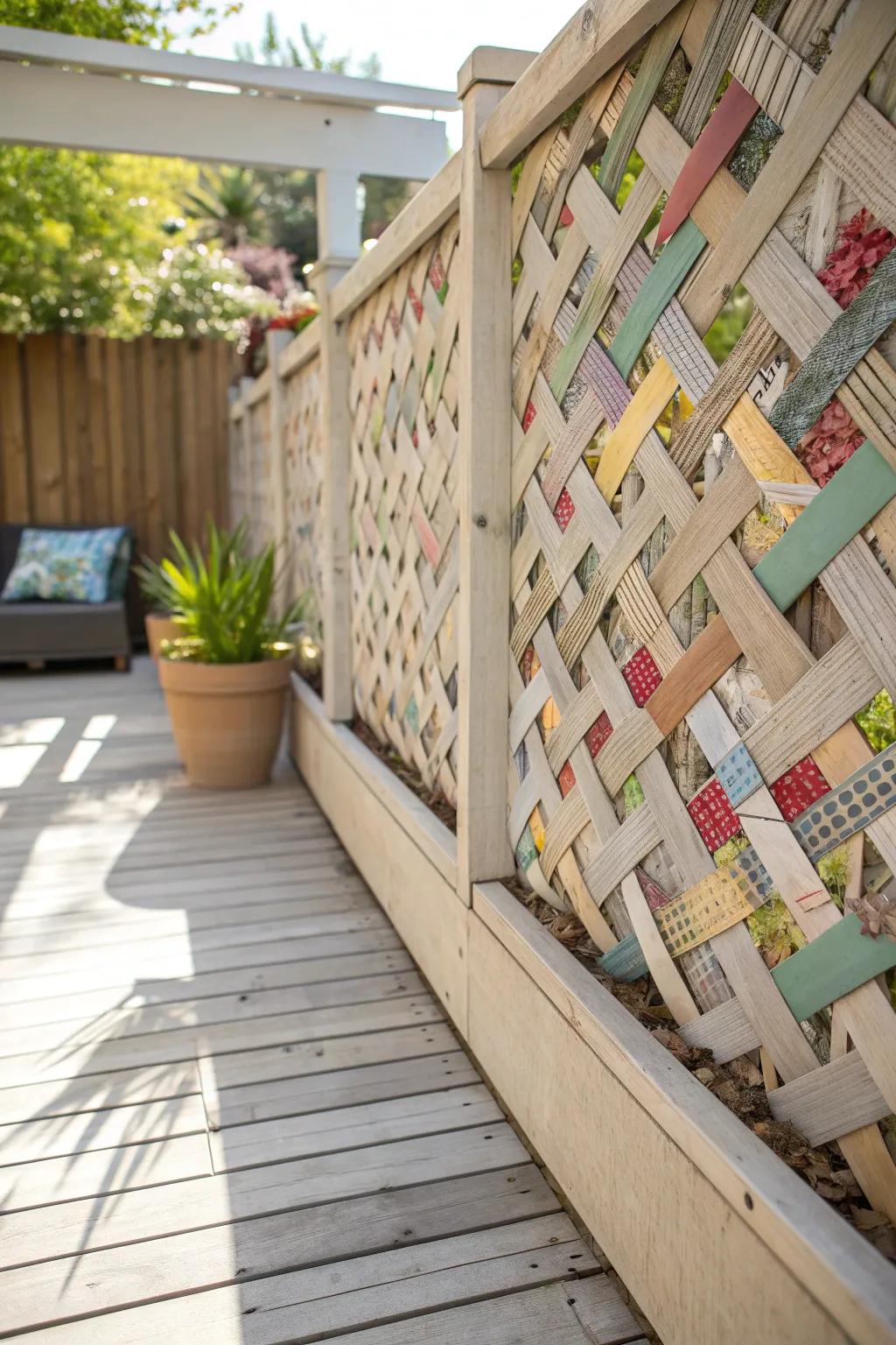 Transform your space with a splash of color and creativity using upcycled paper weaving.