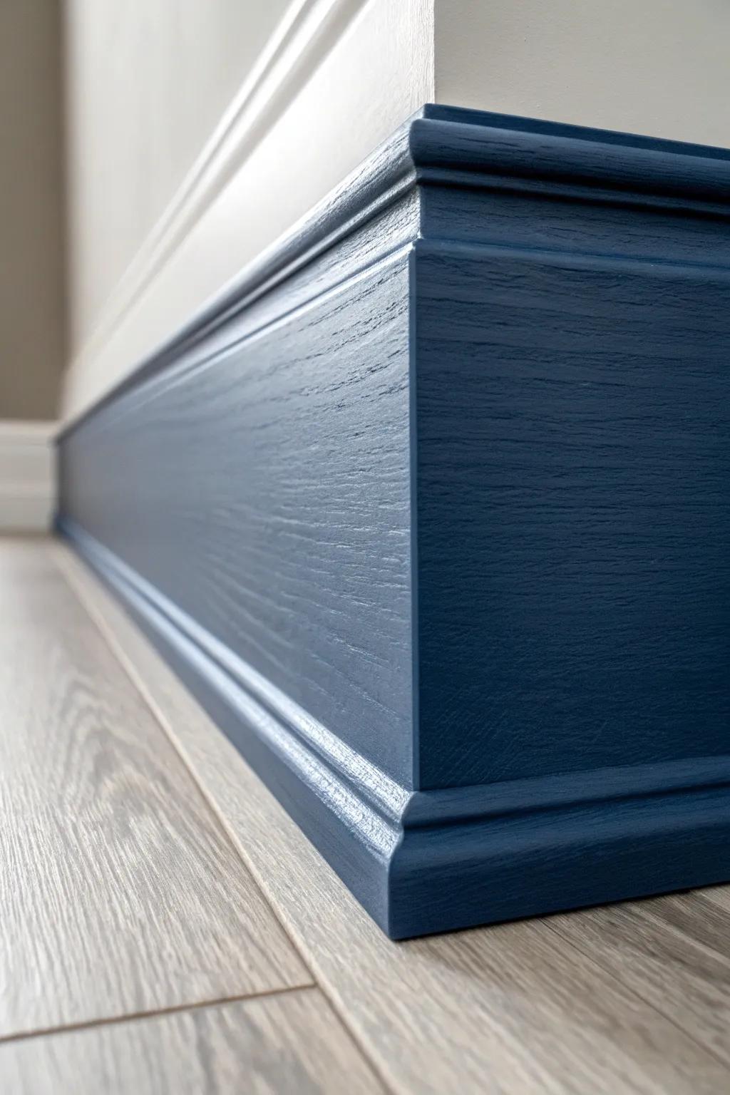 Transform your space with a touch of painted simplicity: a fresh coat of color for your foundation skirting.