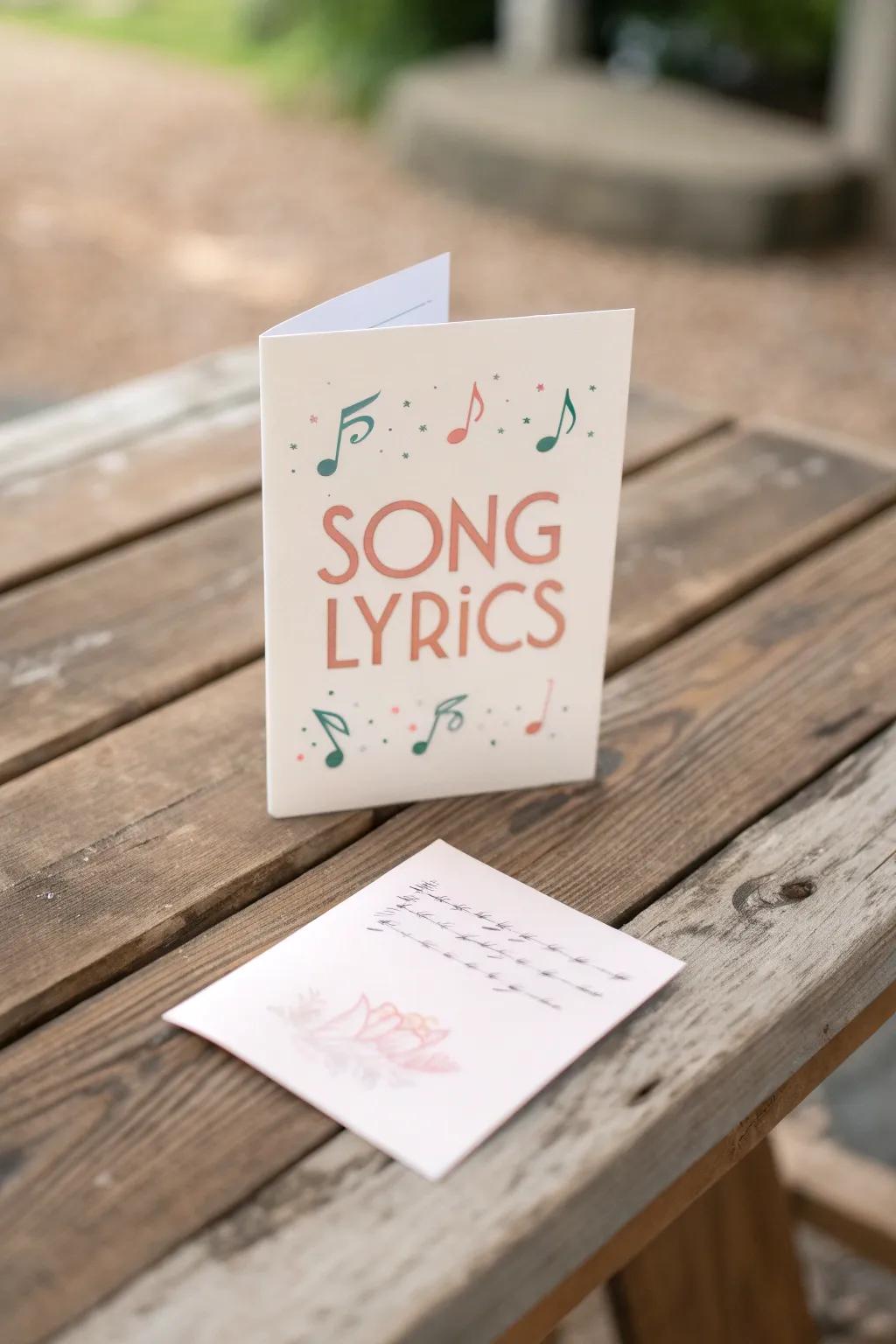 Sing your heart out with a birthday card that's music to the soul.