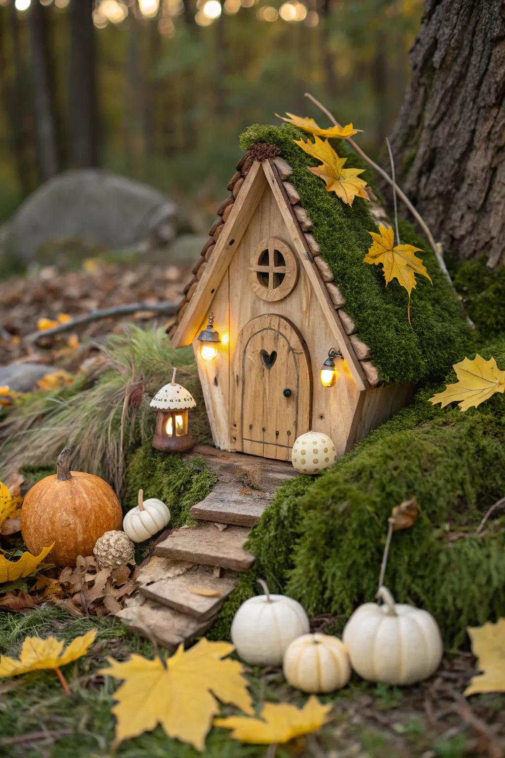 Transform your gnome village with a touch of autumn magic! 🍂🏡 #ScandiBoho #GnomeVillage
