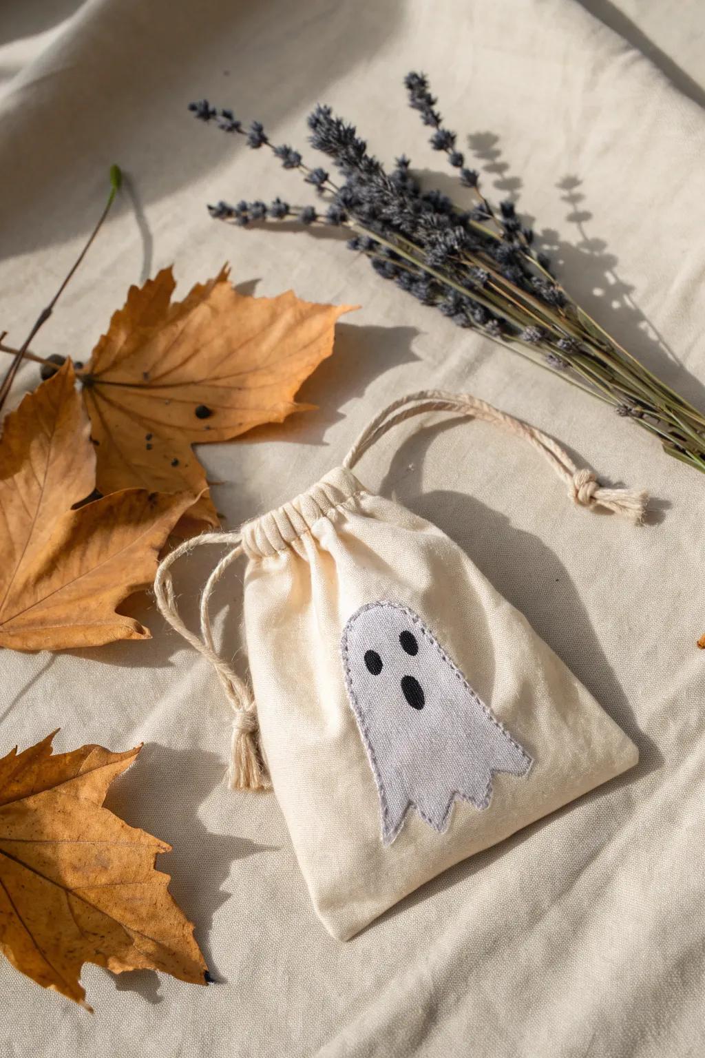Embrace Halloween with eco-friendly charm: Ghost bags that last beyond the season.