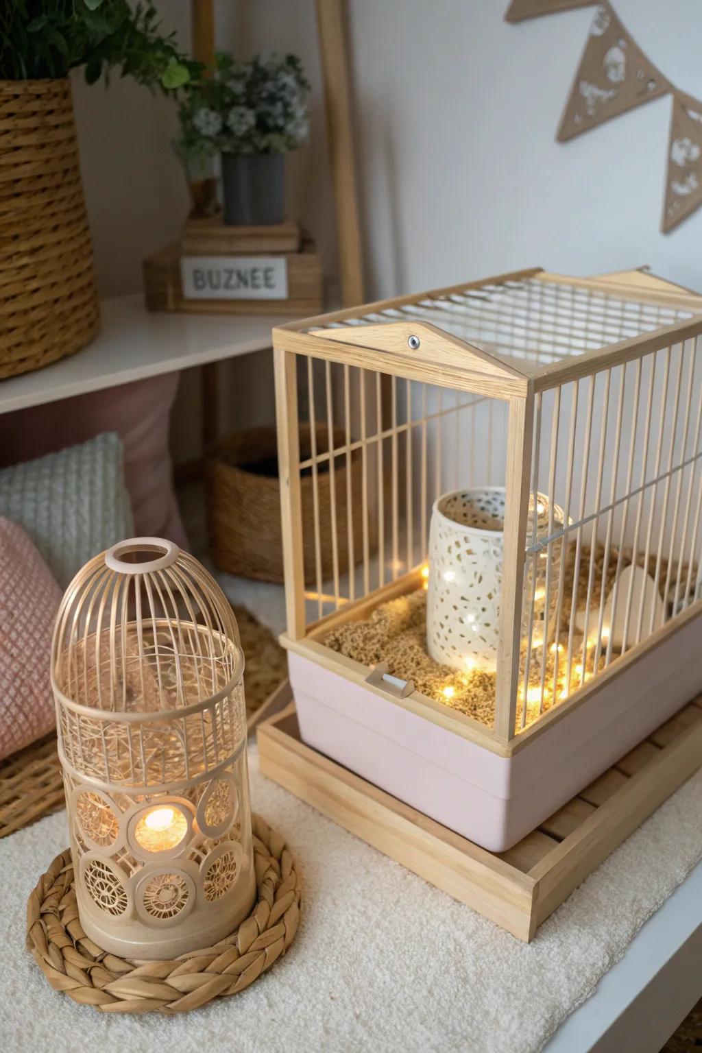 Illuminate your pet's cozy haven with a touch of Scandinavian charm and Boho warmth.