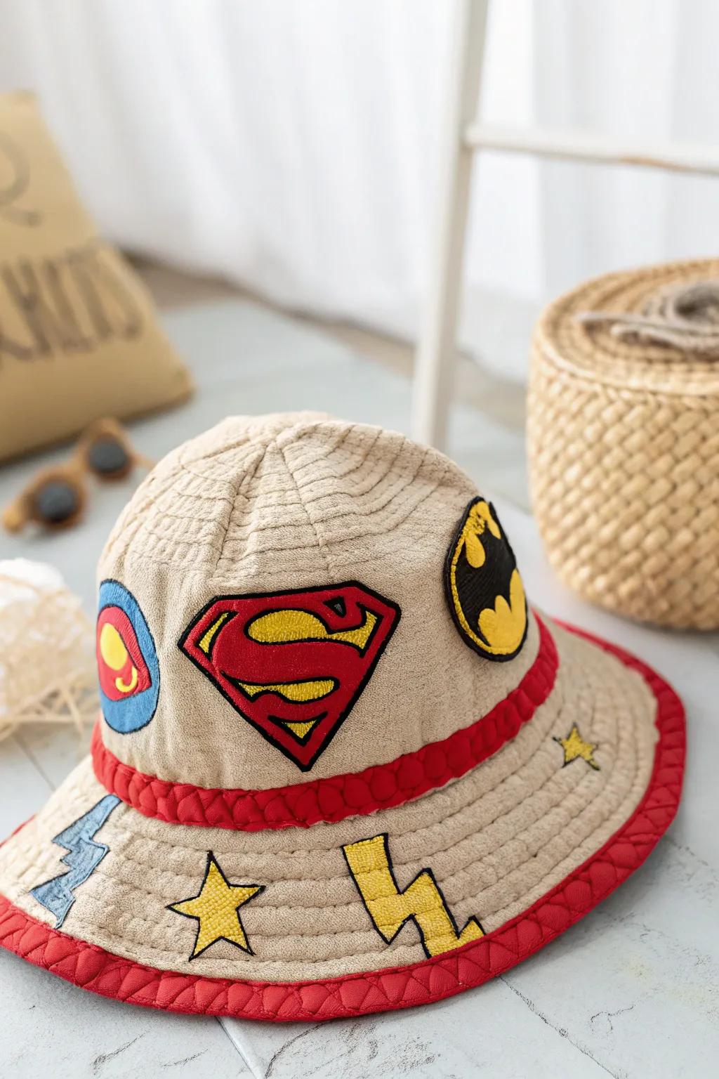 Unleash your inner hero with this handcrafted superhero hat—where creativity meets craftsmanship!