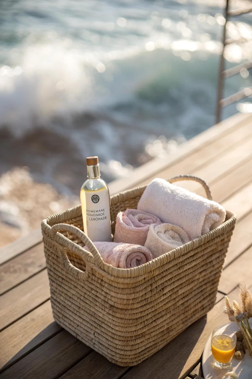 Elevate your beach day essentials with minimalist charm and a touch of boho elegance.