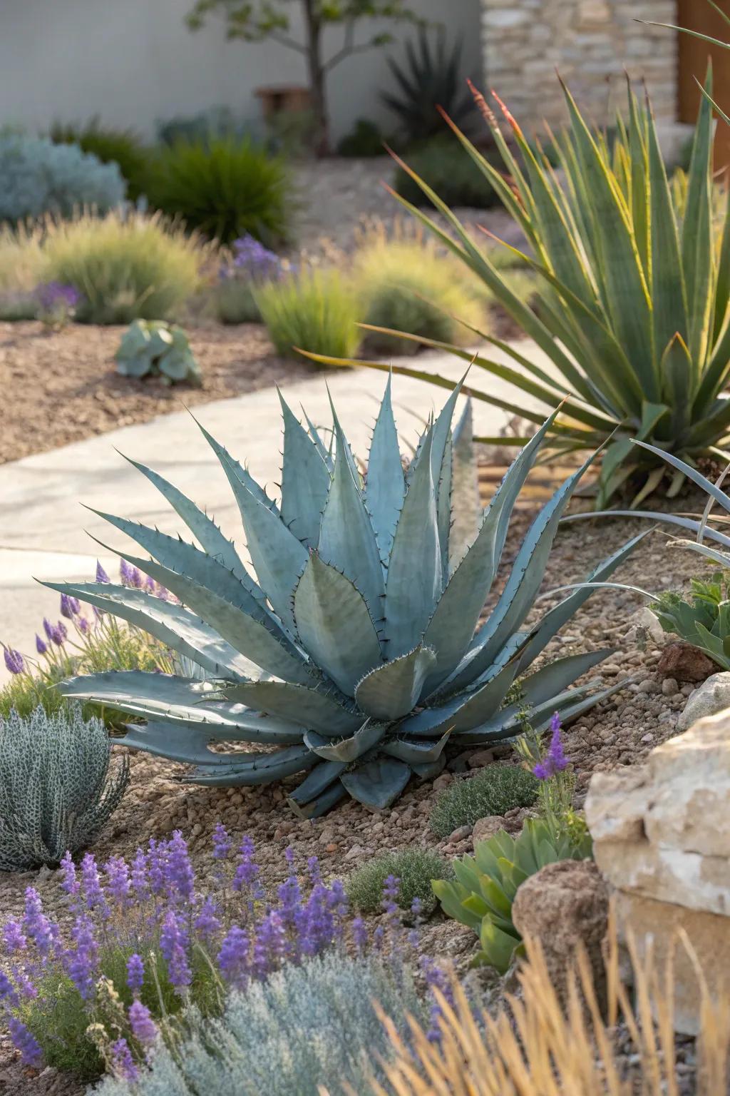 Elevate your outdoor space with the striking beauty of xeriscaping—lush, vibrant, and water-wise.