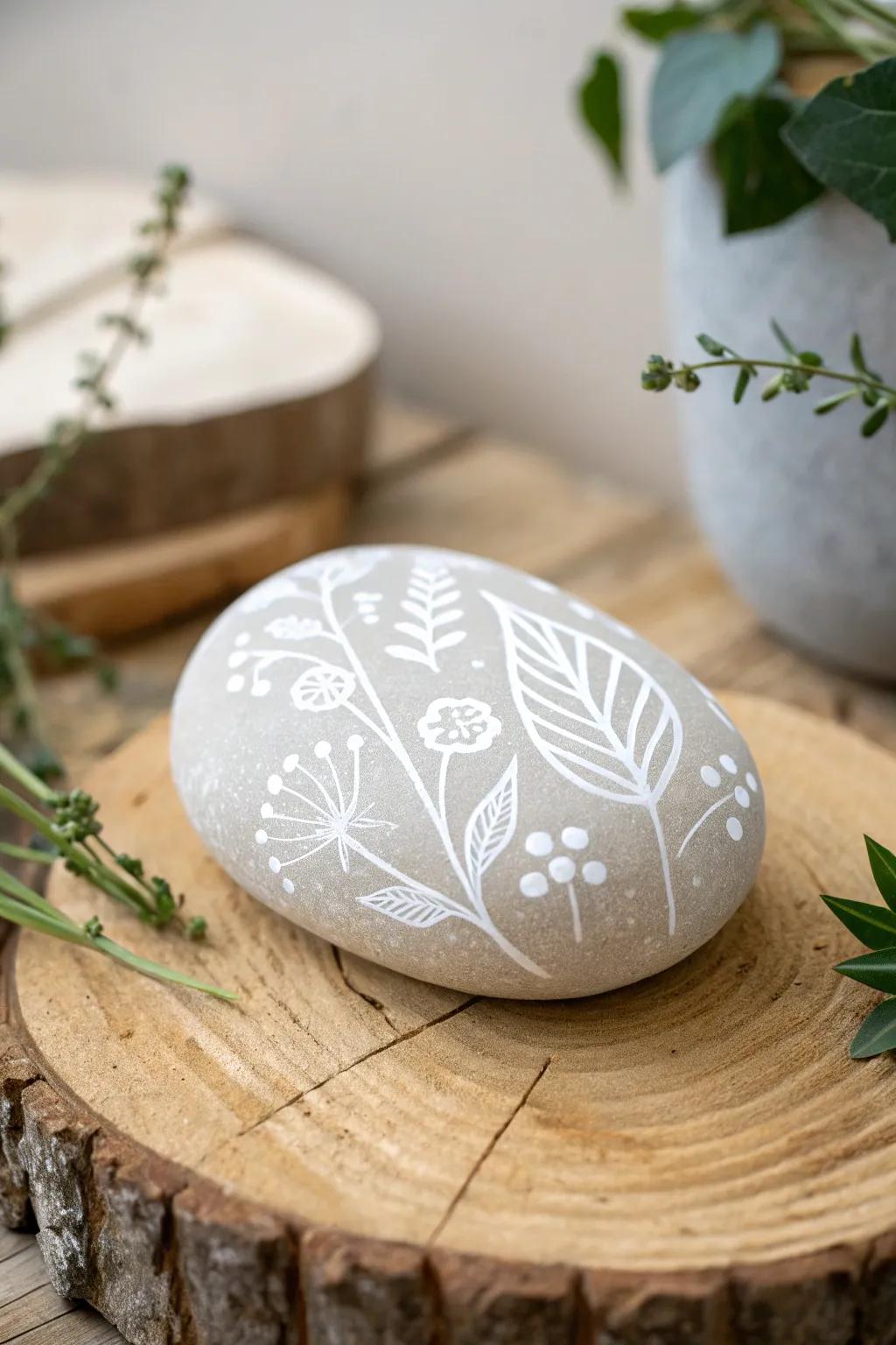 Add a personal touch to Dad's garden with hand-painted stones—simple yet meaningful gifts crafted with love.
