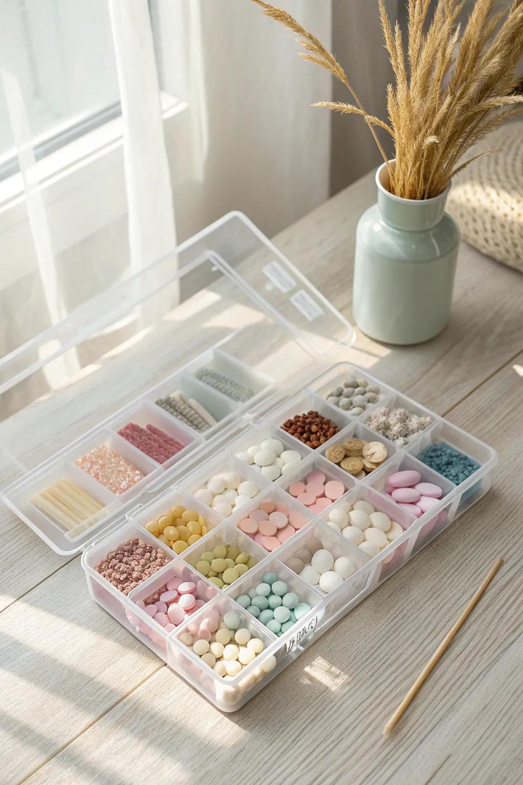 Elevate your organization game with these chic acrylic dividers—where elegance meets functionality.
