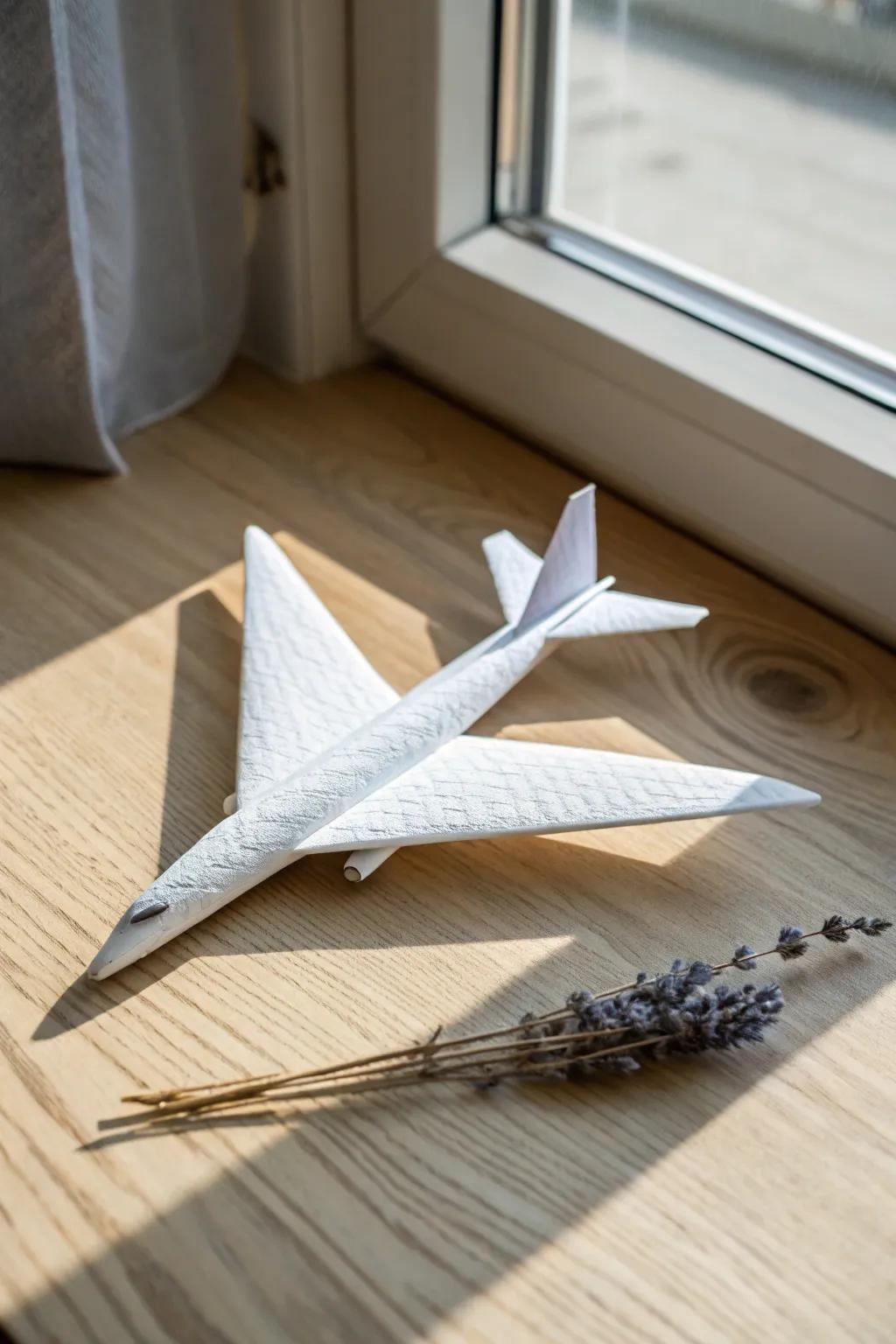 Soar with elegance: The ultimate Paper Jet design for speed and style.