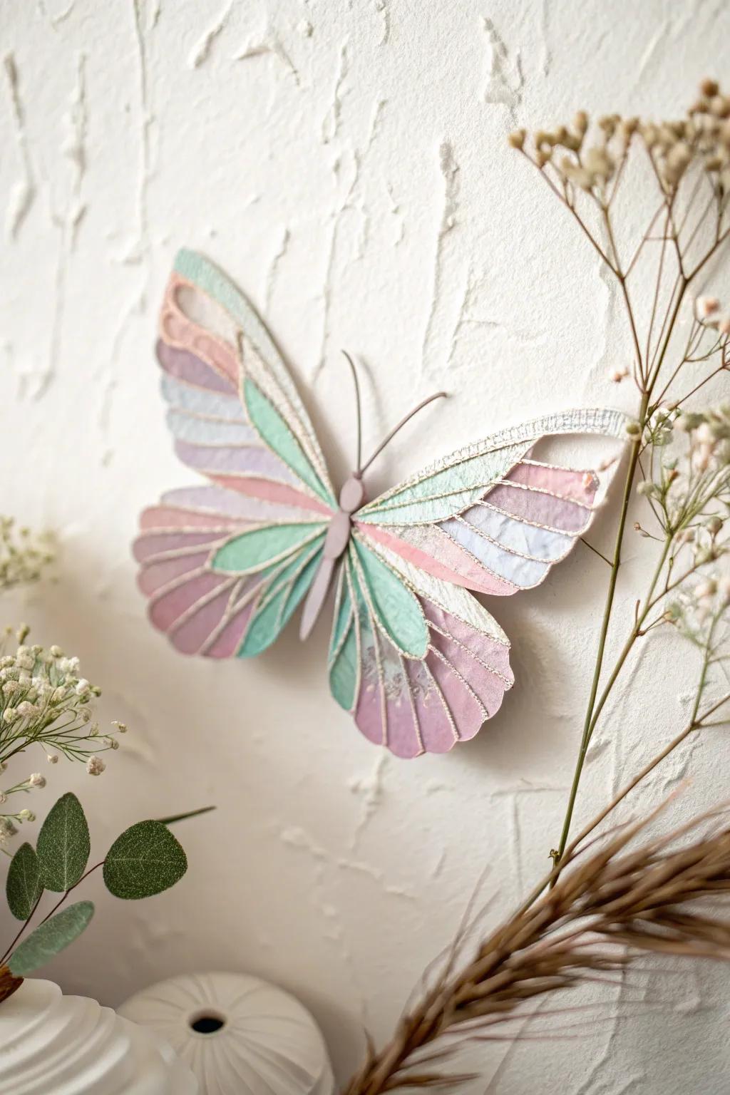 Transform your space with the ethereal beauty of handcrafted paper butterflies.