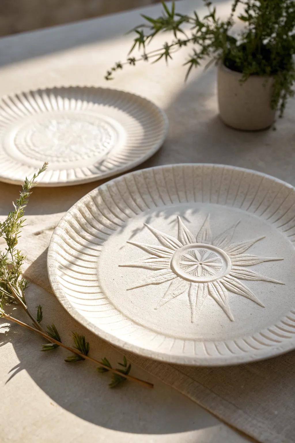 Celebrate the optimist in your life with this beautifully crafted sun-themed award plate, a perfect blend of simplicity and elegance.