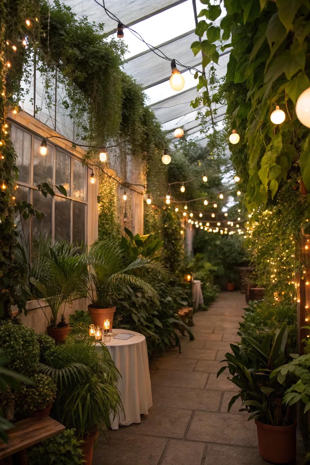 Bring the outdoors inside with garden-inspired lighting.
