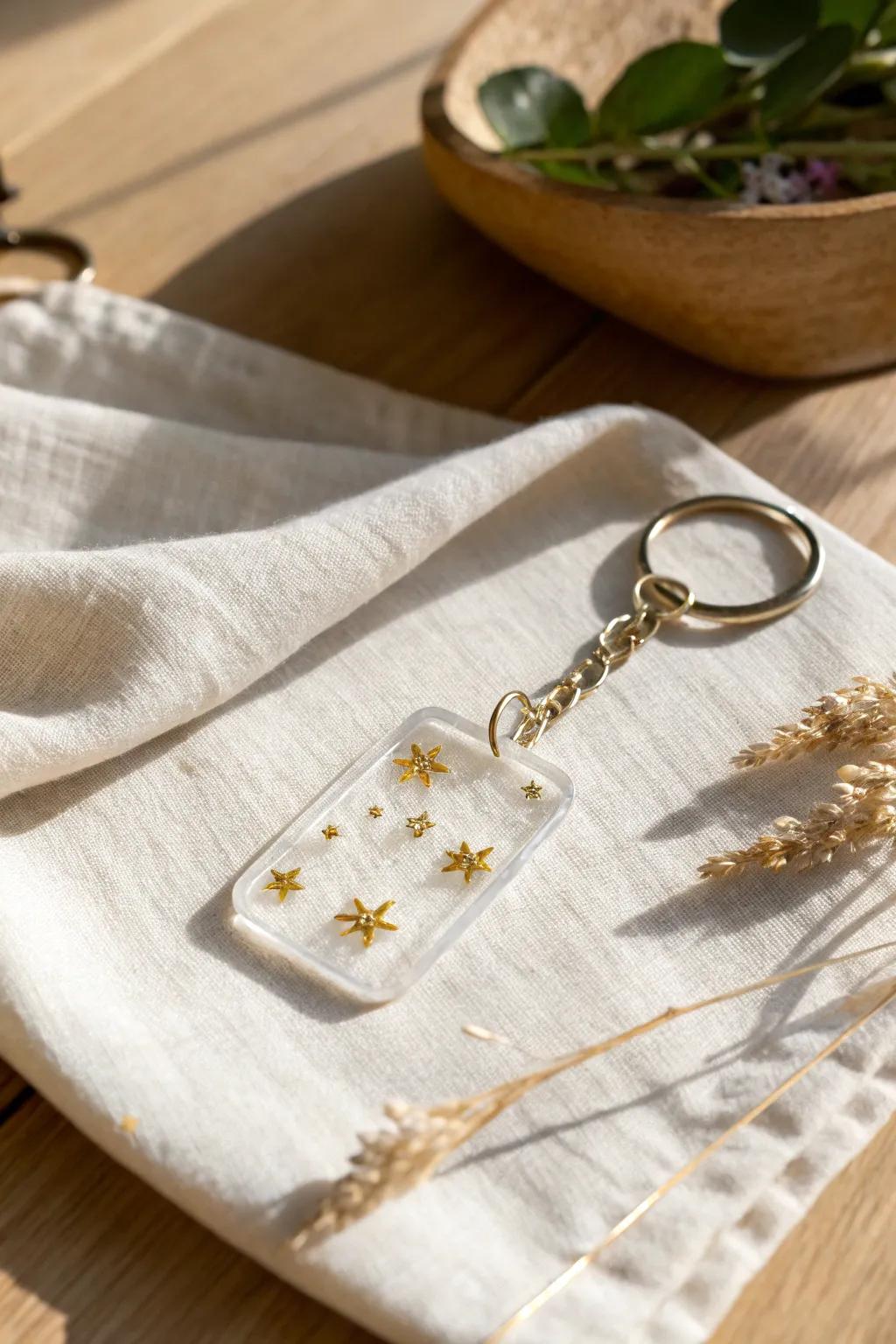Craft your own story with personalized resin keychains – where simplicity meets elegance.