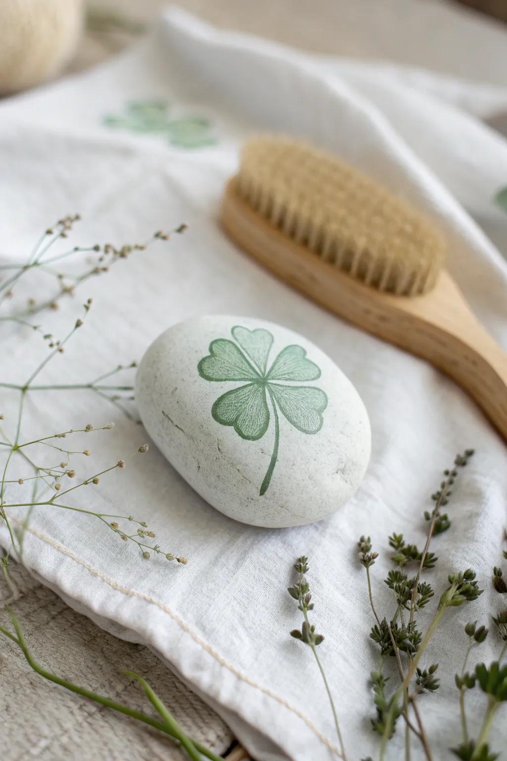 Spread a little joy with clover kindness rocks - a simple craft that brings luck and happiness.