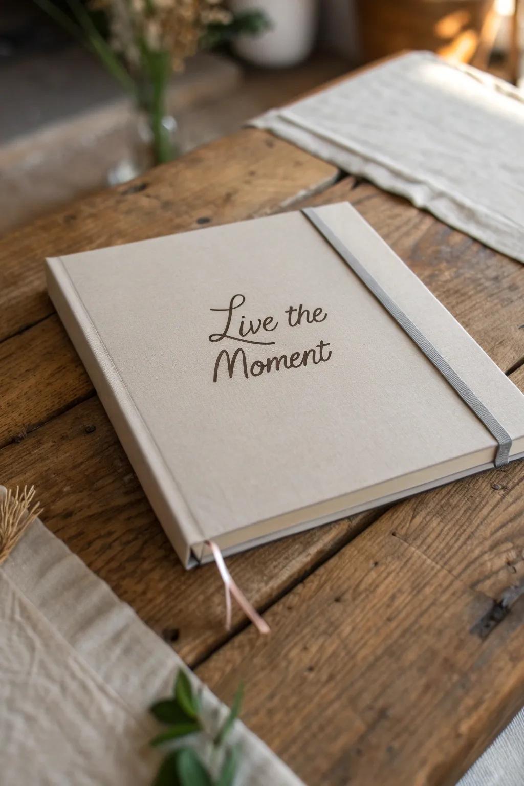 Capture your story with a quote that inspires. Embrace simplicity and beauty. #ScrapbookInspiration
