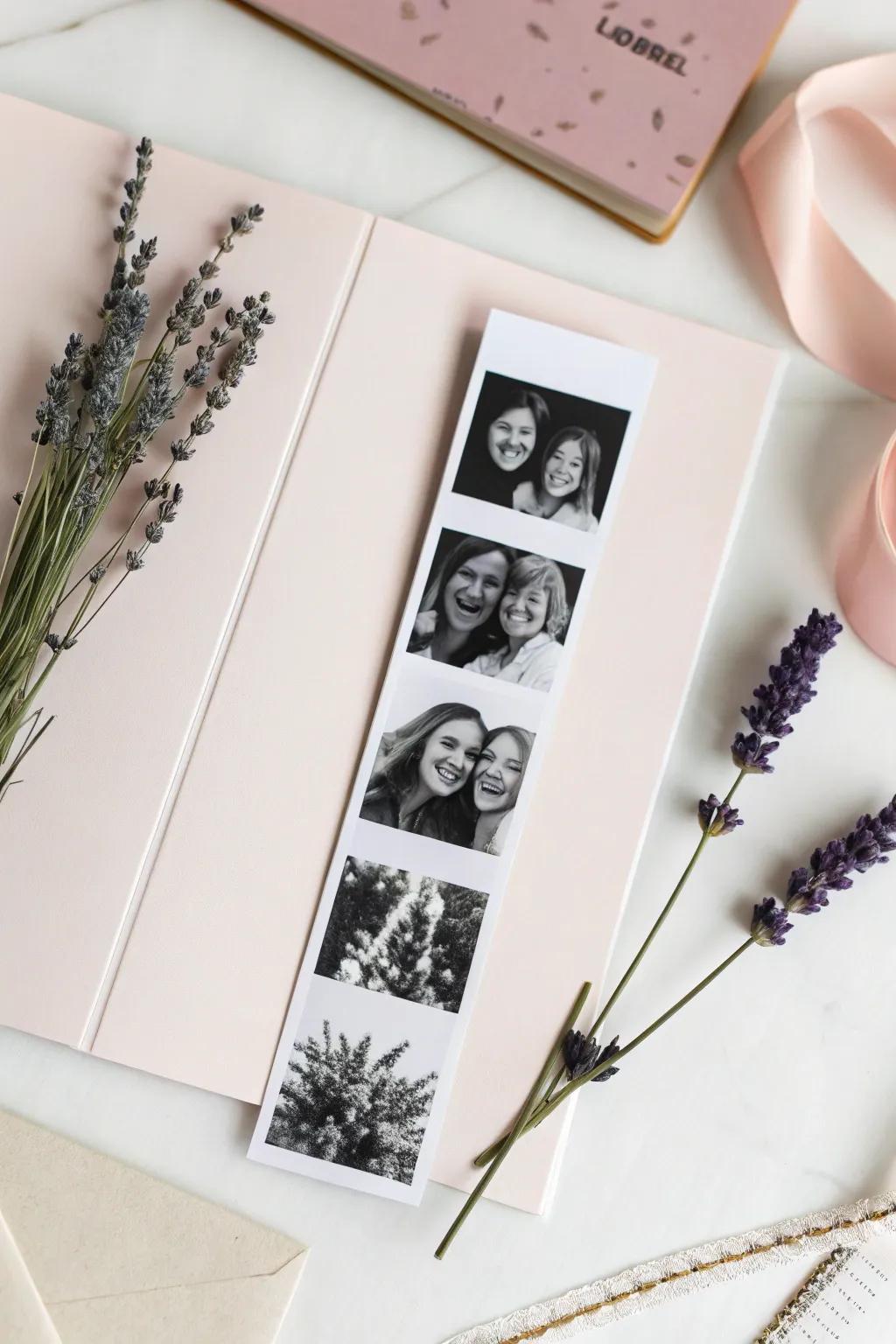 Capture the joy of spontaneous moments with charming photobooth strips.