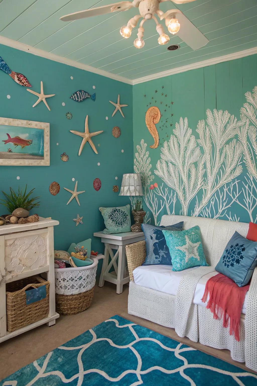 Explore the depths of the ocean with an Under the Sea sleepover adventure.