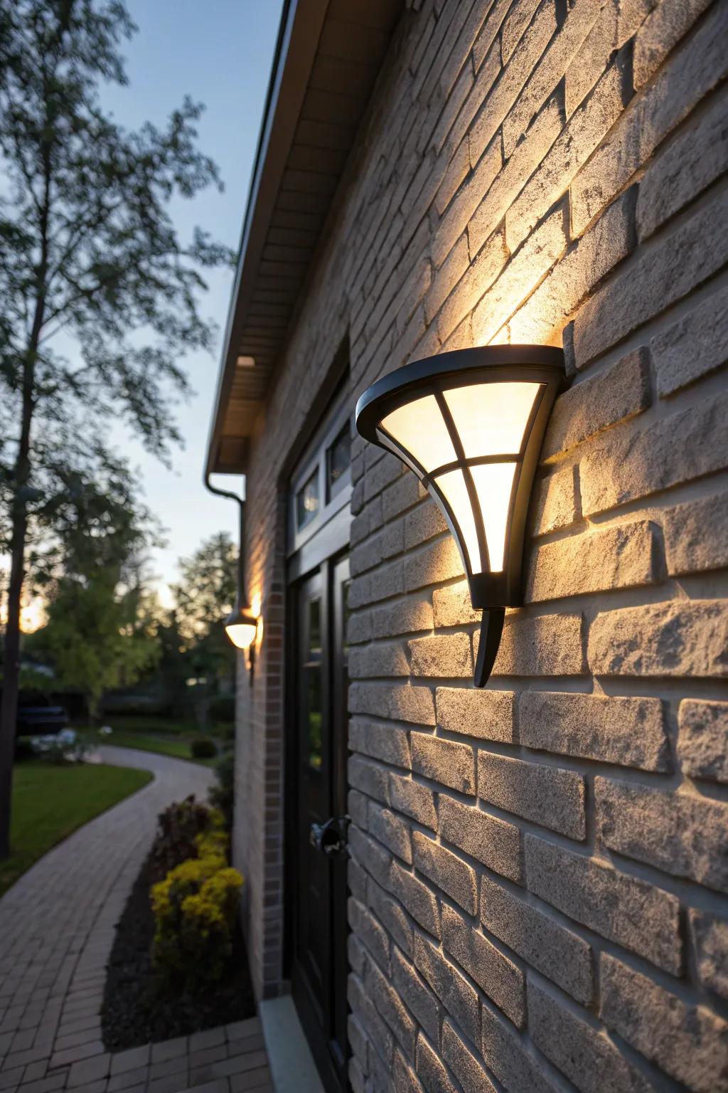 Illuminate your entryway with style: Discover the elegance of solar wall sconces.