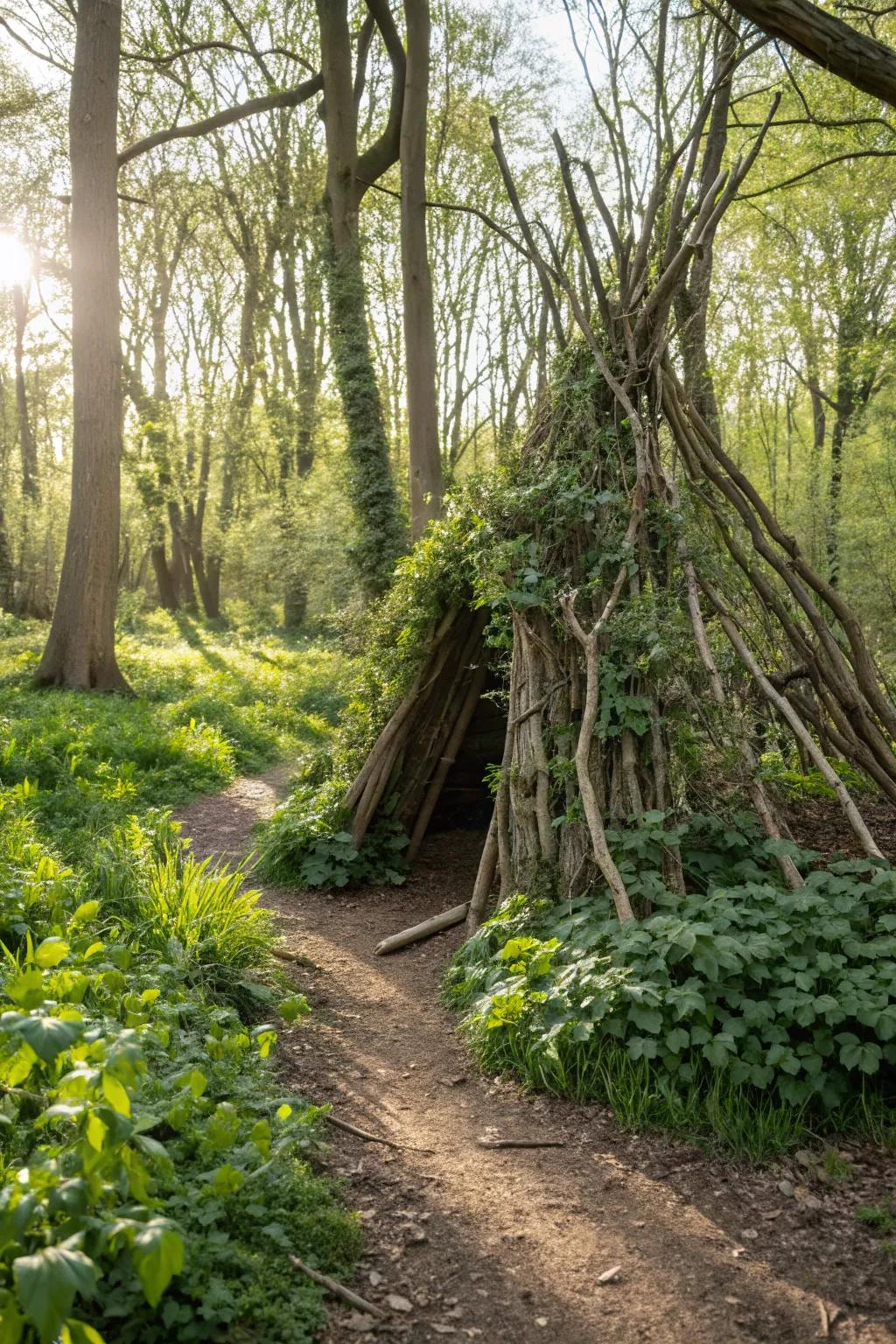 Step into your secret garden fort and escape to a world of magic and tranquility.