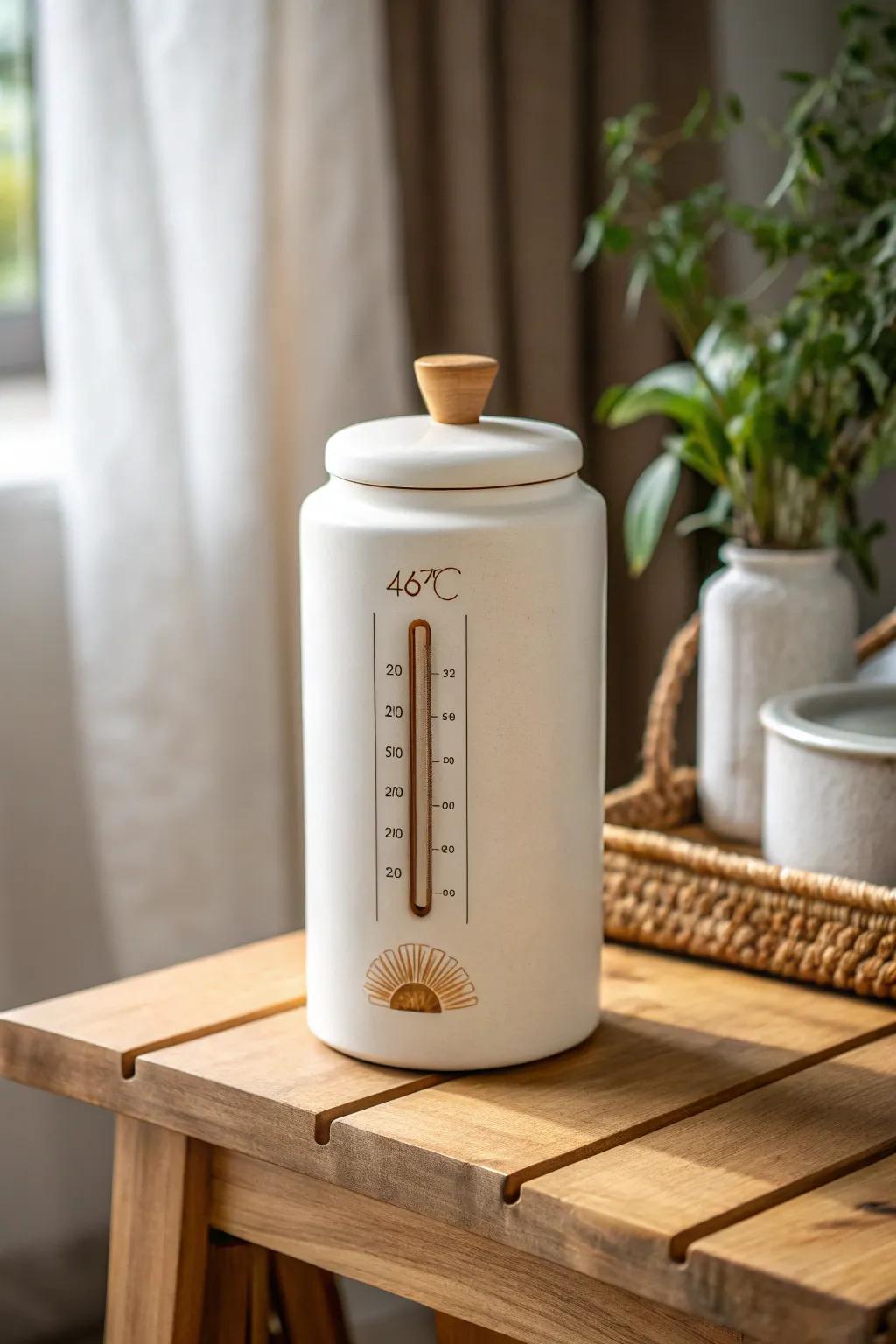 Motivate and engage with a stylish progress thermometer jar, the perfect blend of minimalism and boho charm!