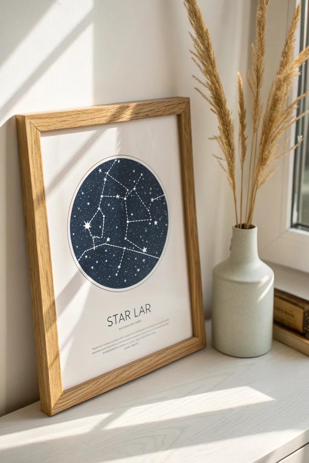 Capture the cosmos and your special moment with a personalized star map—where simplicity meets celestial elegance.