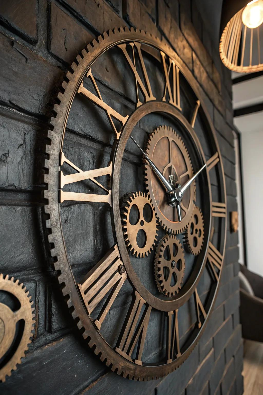 Timeless craftsmanship meets modern design in this stunning metal wall clock.