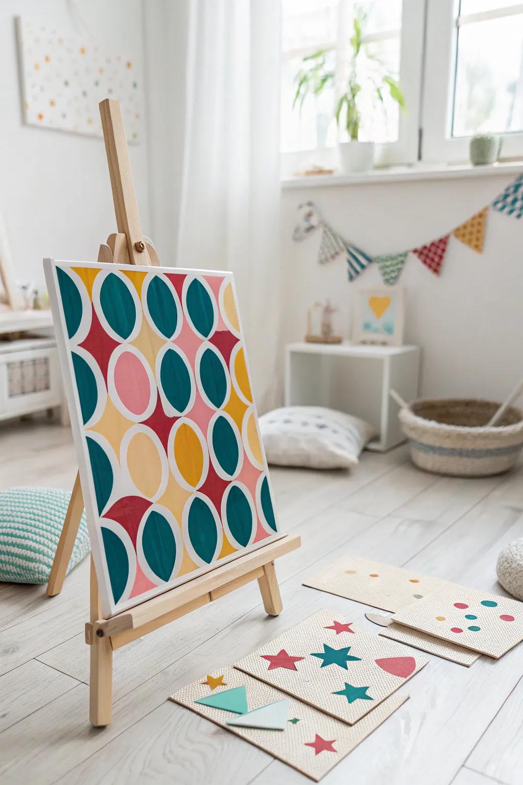 Uncover the magic of hidden patterns with your little artist! 🎨✨