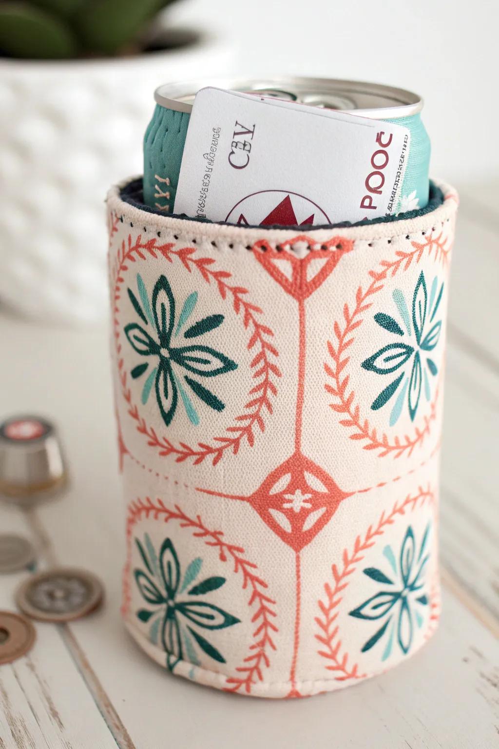 Delight in the unexpected with these charming Scandinavian-inspired koozies, perfect for your baby shower celebration!