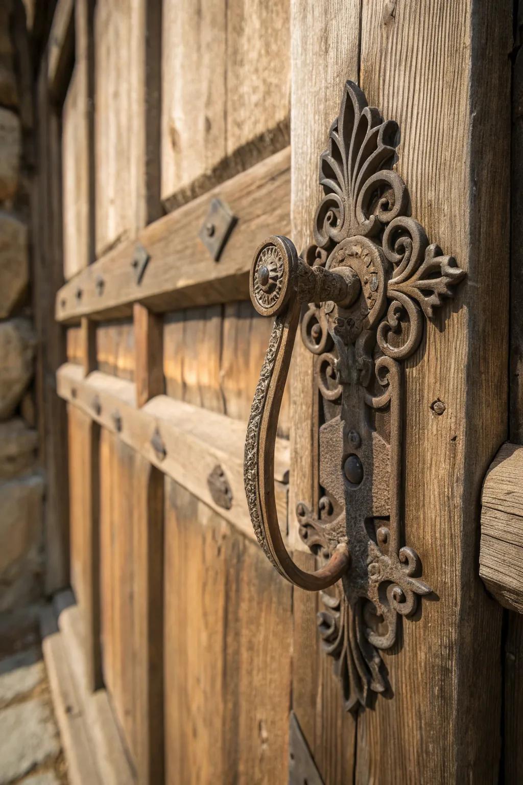 Elevate your barn door with a thumb latch that’s as functional as it is conversation-worthy.