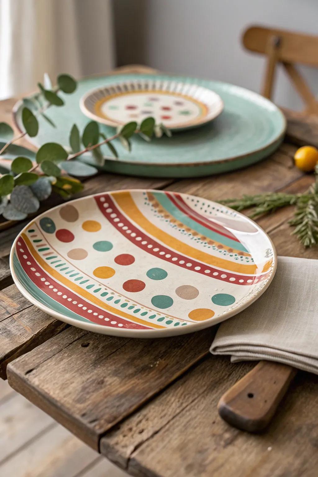Revive the charm of yesteryears with a touch of modern elegance. Dive into plate painting with retro vibes!