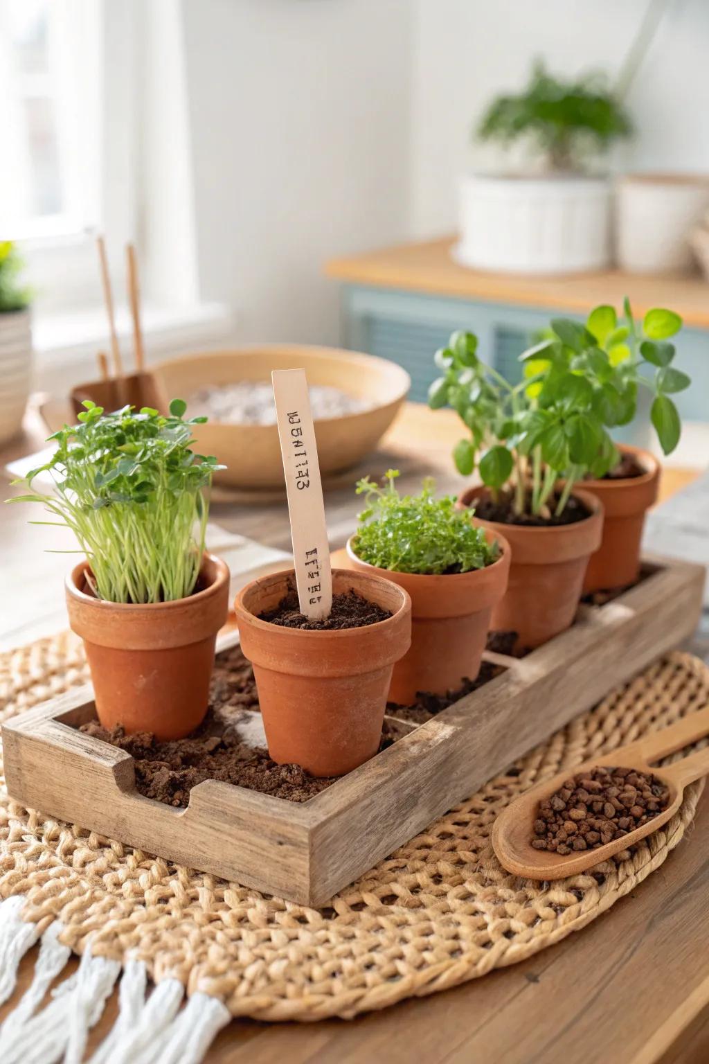Cultivate joy and nature indoors with this DIY Herb Garden Kit—perfect for the green-thumbed friend!